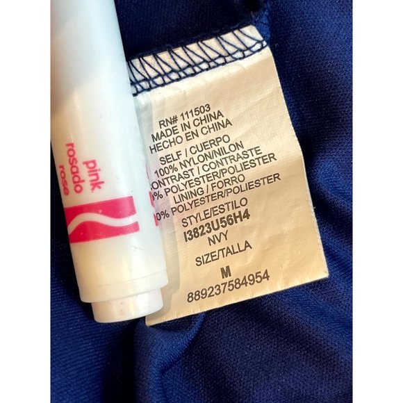 Lily-Rose Womens Lace Shift Mini Dress 13823U56H4 Halter Neck Sleeveless Navy M - Picture 7 of 7